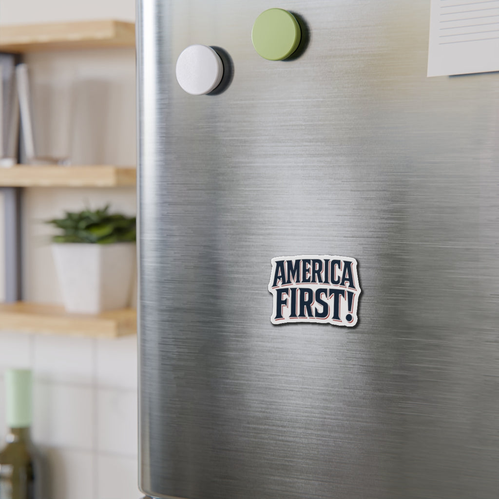 America First! Patriotic Magnet