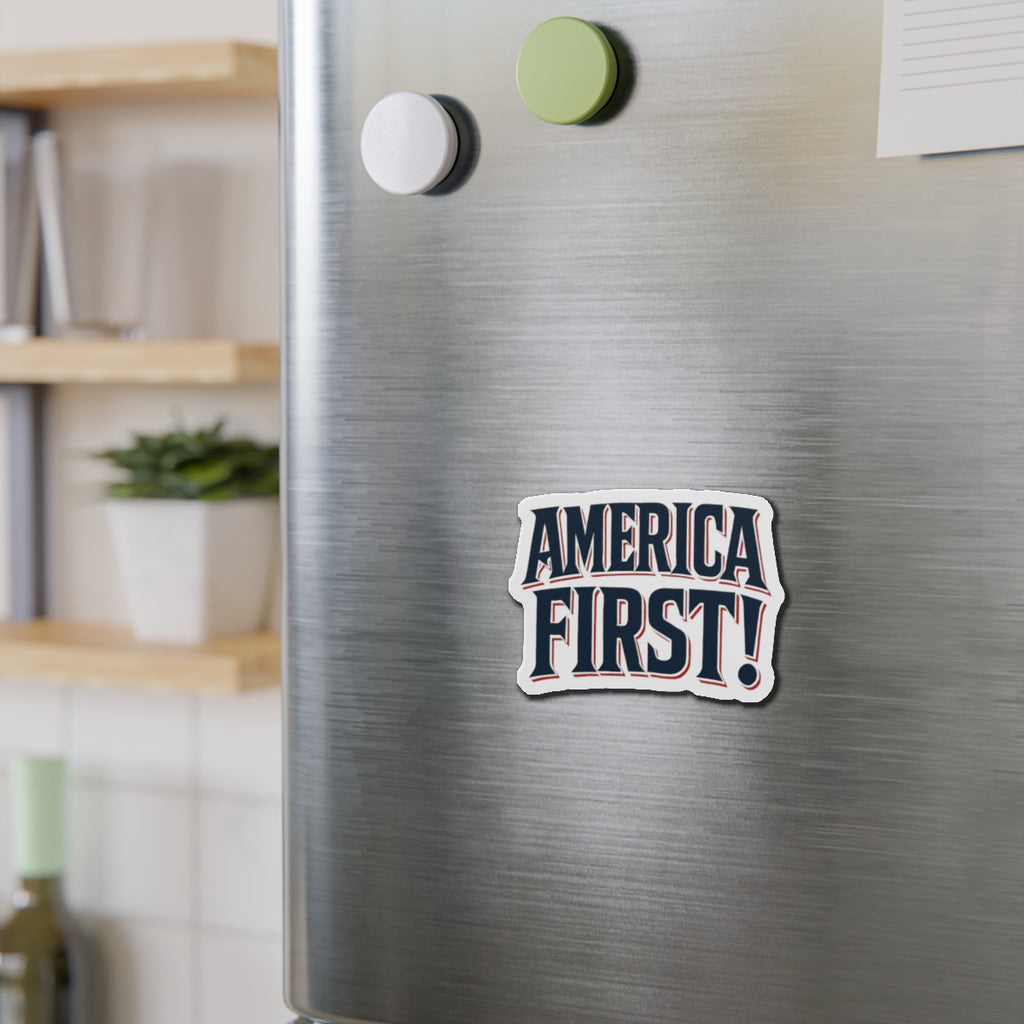 America First! Patriotic Magnet
