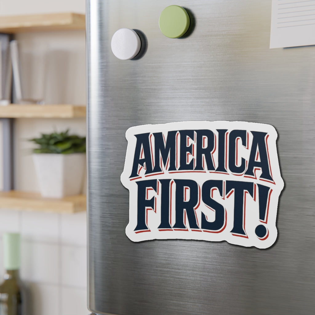 America First! Patriotic Magnet