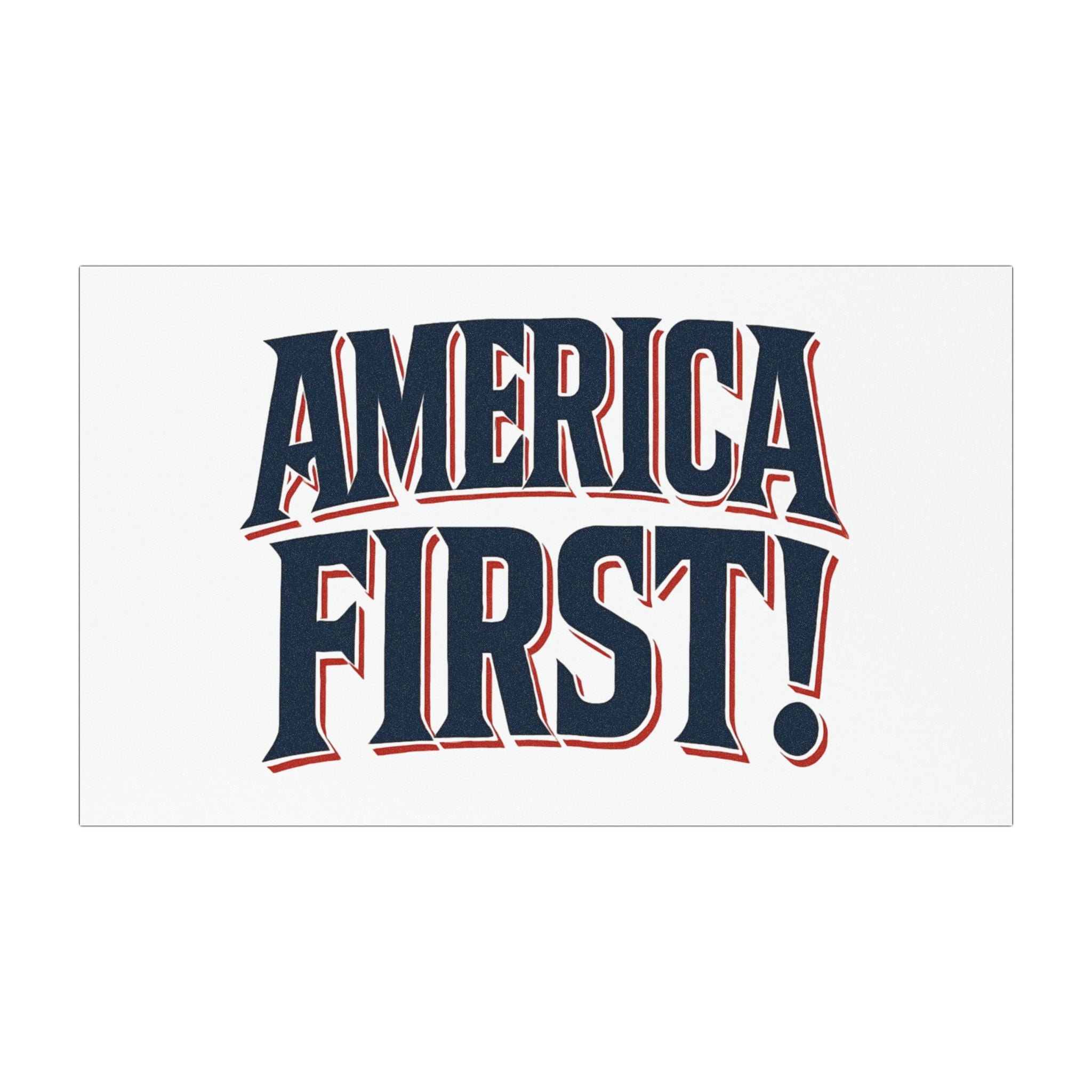Patriotic Car Magnet - 'America First!'