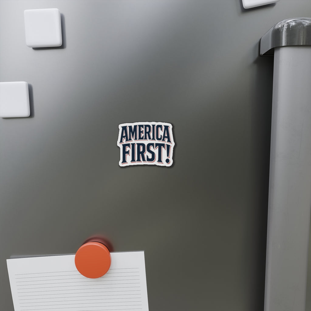 America First! Patriotic Magnet